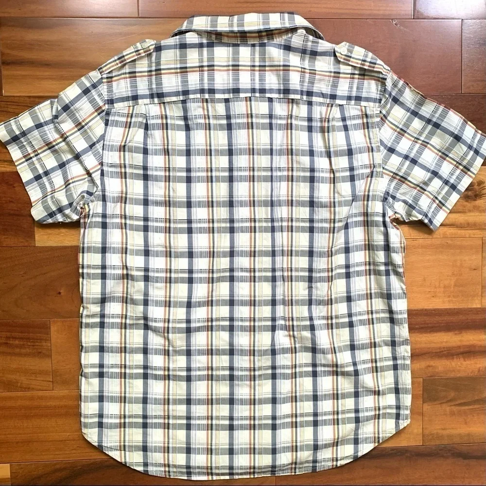Banana Republic Plaid Short Sleeve Shirt